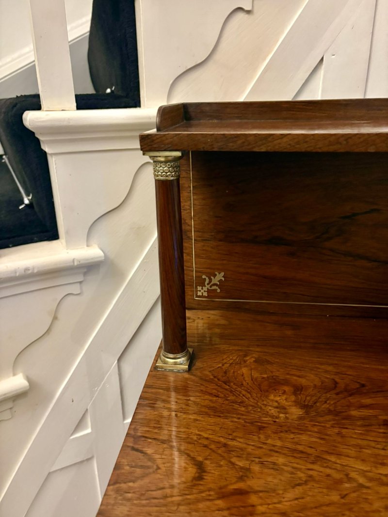 Magnificent Quality Antique Regency Mahogany Chiffonier / Side Cabinet